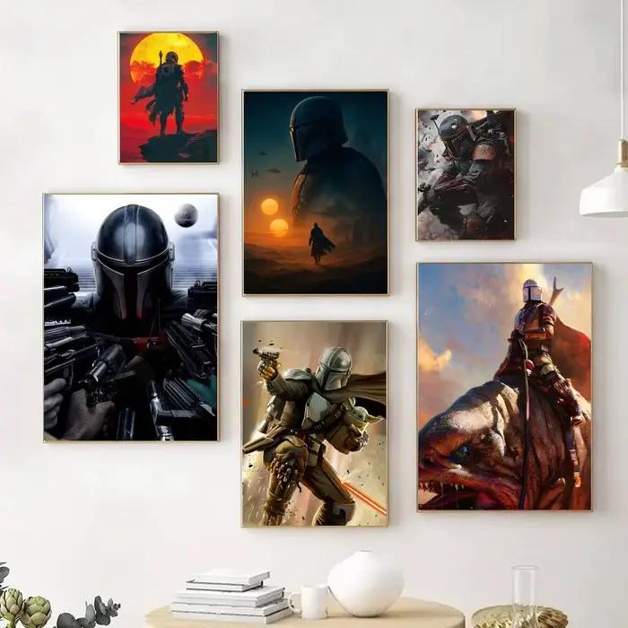Affiche de film TV classique Anime The-M-Mandalorian