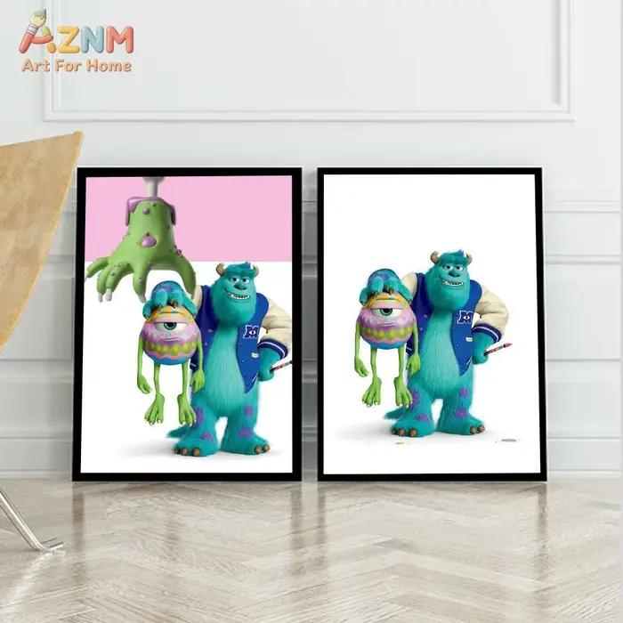 Affiche de dessin animé M-Monsters I-Inc.