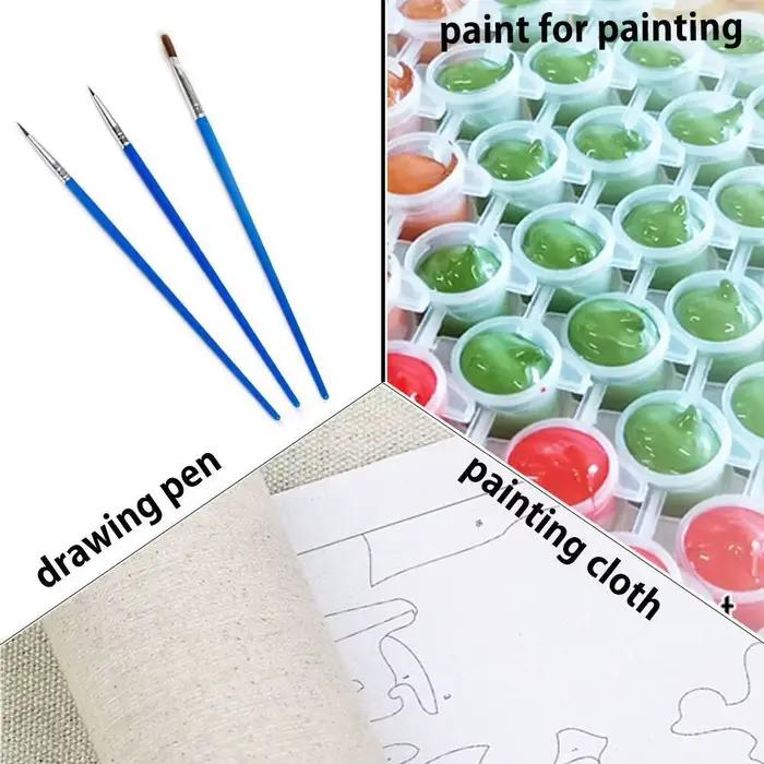Peinture à l'huile numérique par numéros abstraites pour femmes adultes