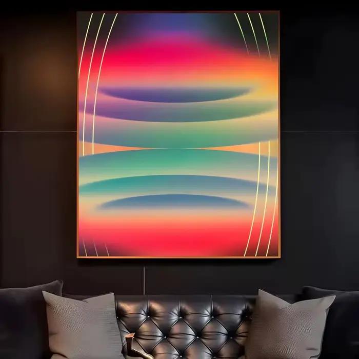 Affiche d'art esthétique Aura Gradient