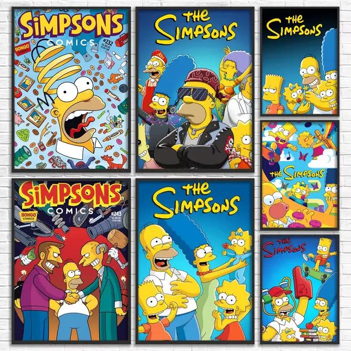 Affiche animée classique Les Simpsons