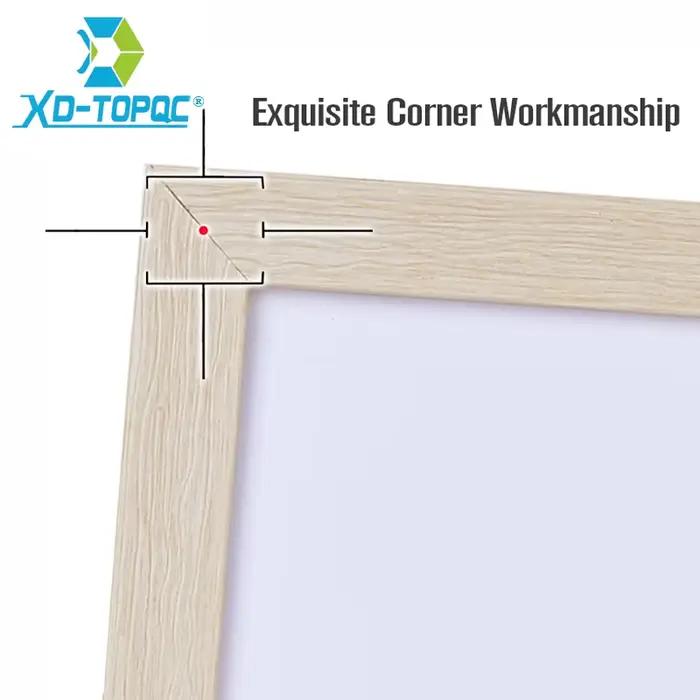 Tableau Blanc A3 Magnétique en Bois Lisse