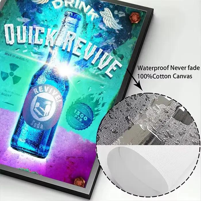 Affiches vintage Call of Duty Warfare2 MW PS GAME, peinture sur toile Perk-a-Cola, décoration murale pour salle de jeux, chambre à coucher, décoration de la maison, Cuadros