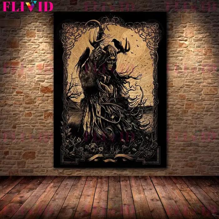 Toile d'art mural Vintage pour seigneur et démon