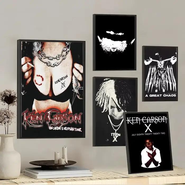 Affiche décorative du rappeur K-Ken Carson