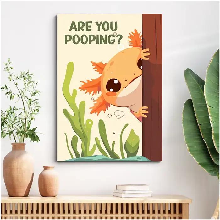 Affiches de salle de bain amusantes