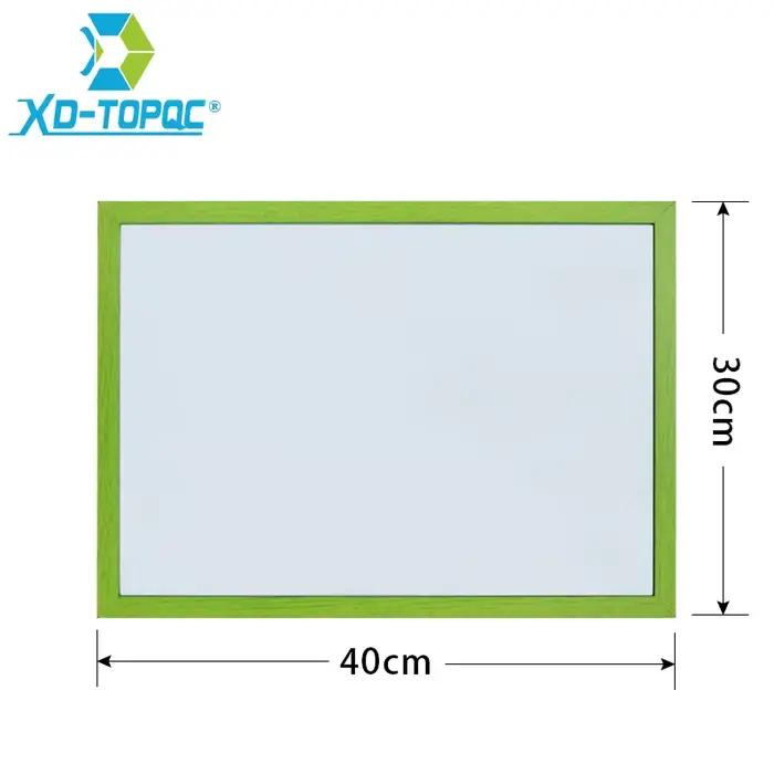 Tableau Blanc A3 Magnétique en Bois Lisse