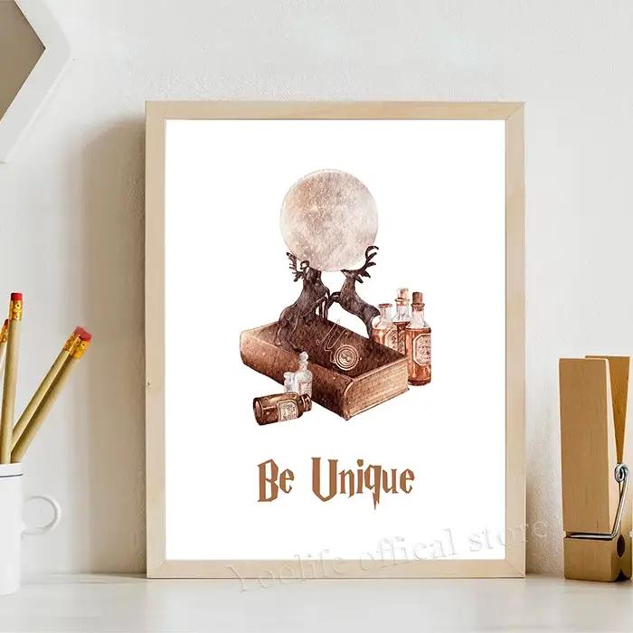 Affiches de sorciers, impressions de livres magiques