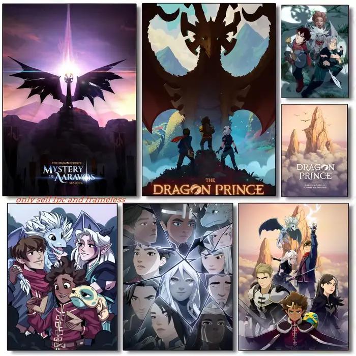 Affiche de dessin animé The Dragon Prince-P