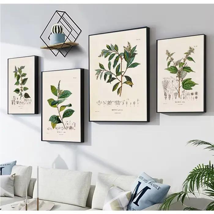 Peinture sur toile botanique