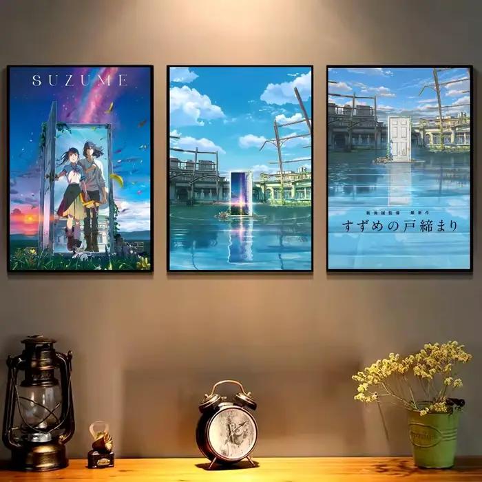 S-suzume No TojimariS – affiche d'art avec impressions