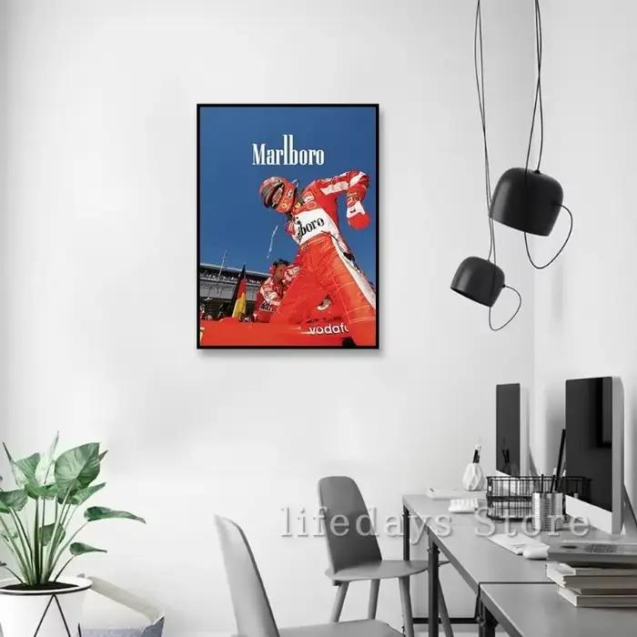 Toile peinture Vintage Monaco moderne mode course sport voiture Photo affiche impression mur Art pour chambre décor à la maison cadeau décoration murale