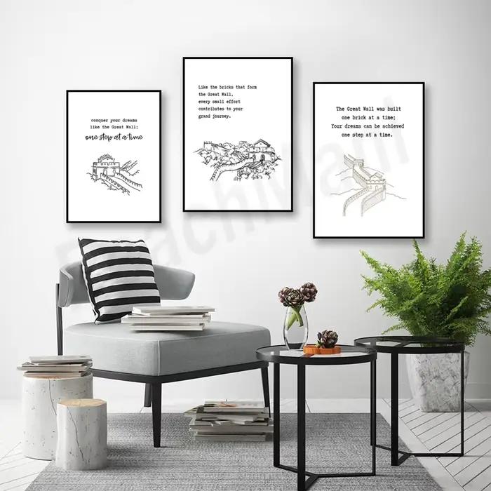 Grande muraille d'inspiration: citations inspirantes