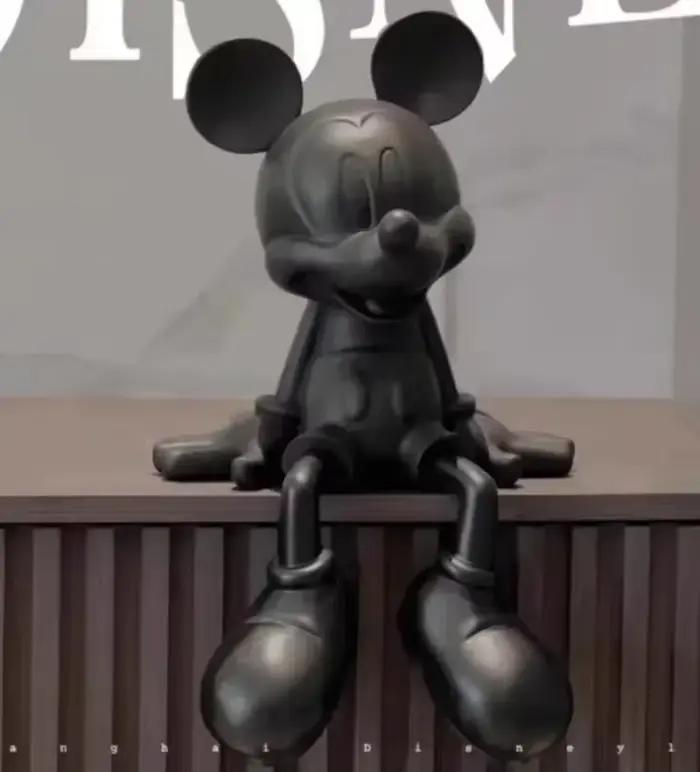 Sculpture de Mickey assis moderne minimaliste de 28 cm