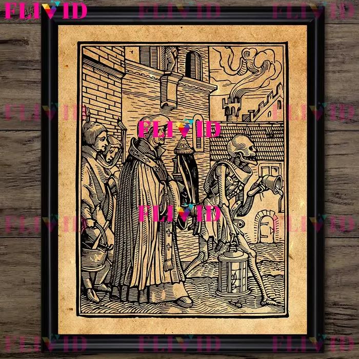 Peinture sur toile d'art mural vintage