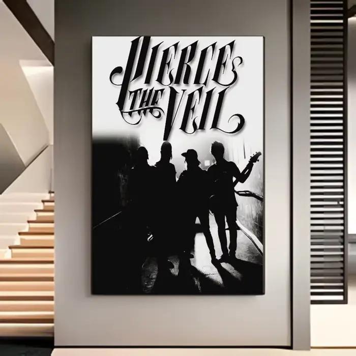 Affiche de groupe de rock P-Pierce The Veil
