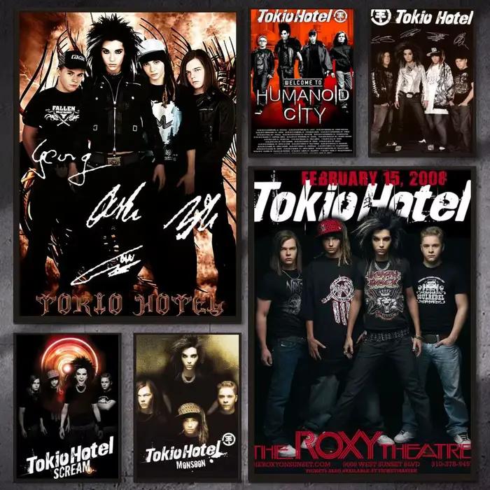 Affiche du groupe de rock Tokio Hotel