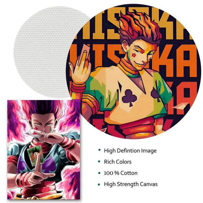 Hunter X Hunter Hisoka – peinture sur toile de calligraphie