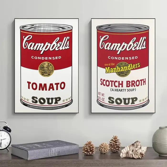Peinture sur toile 2D, série Andy Warhol