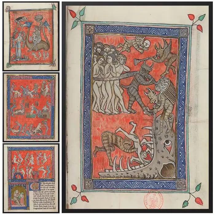 Affiches murales abstraites diable enfer