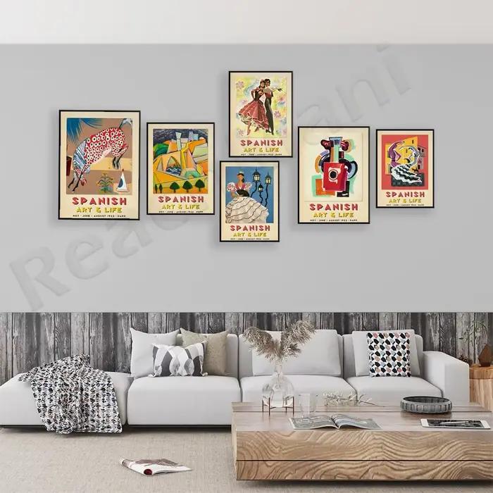 Affiche d'exposition d'Espagne