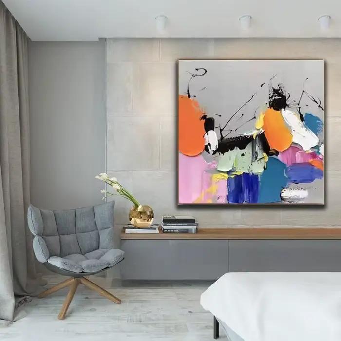 Peinture à l'huile sur toile épaisse