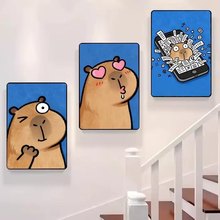 Peinture de dessin animé Kicapara simple et mignonne