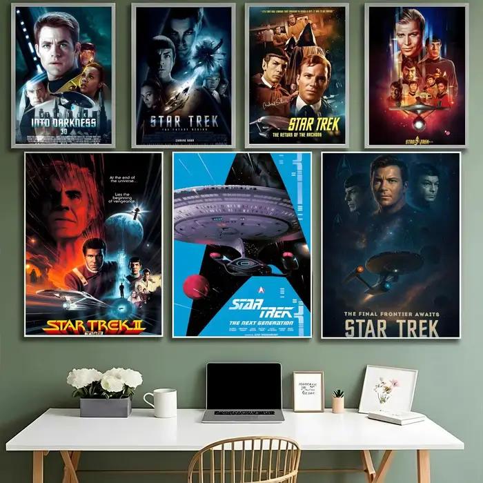 MOVIE S-Star Trek affiche HD imperméable haute ténacité auto-adhésif décoration murale universelle