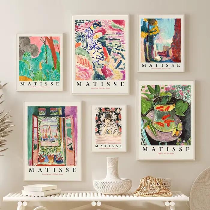 Matisse – affiches et imprimés de paysage abstrait rétro