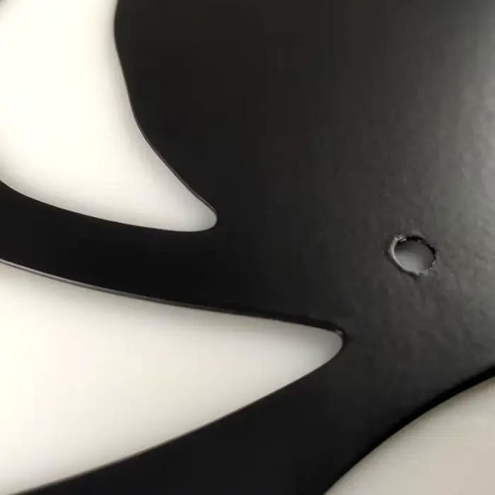 Silhouette d'Oiseaux sur Branche en Métal pour Décoration Murale