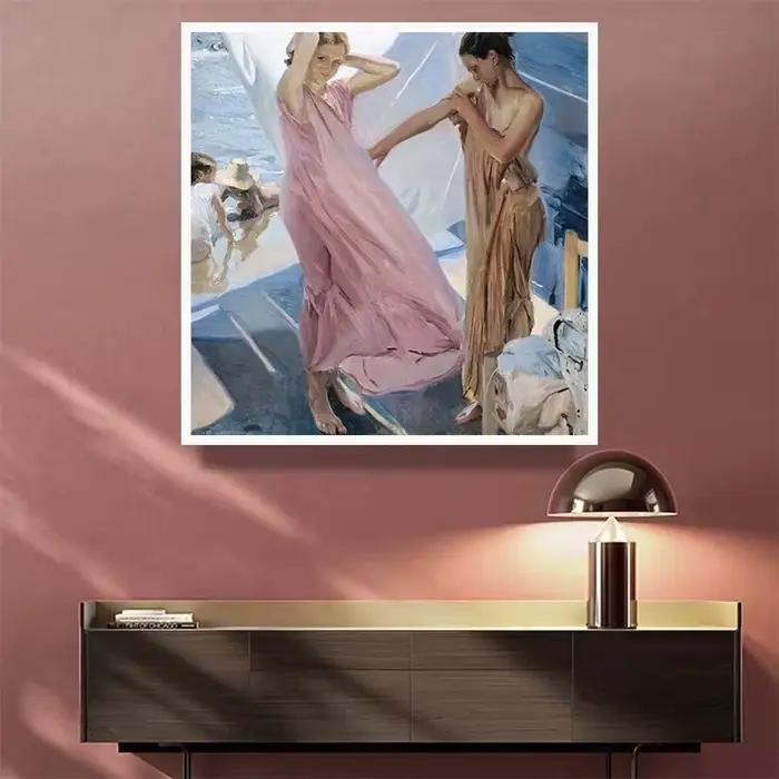 Promenade – affiche abstraite sur toile