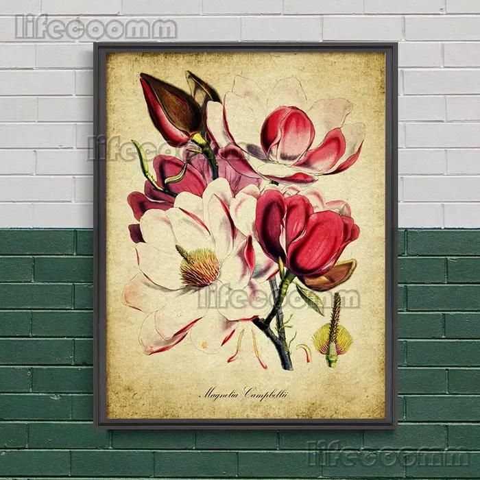 Peinture sur toile d'art mural vintage