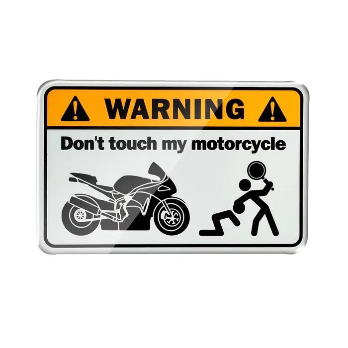 Ne touchez pas ma Moto autocollants Moto décalcomanies réservoir autocollants étui pour Kawasaki Suzuki Ducati Aprilia Honda Yamaha