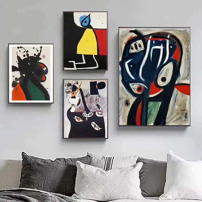 Affiches et impressions d'art modernes de Joan Miro surréalisme