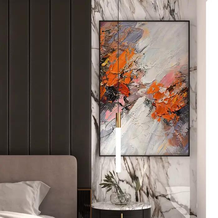 Grande peinture murale sur toile