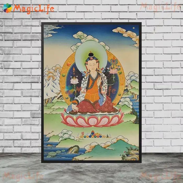 Bouddha Bodhisattva Thangka hindouisme bouddhisme Religion images murales pour salon affiche mur Art toile peinture sans cadre