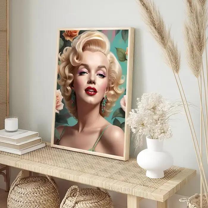 Affiche Imprimée Marilyn Monroe en Papier