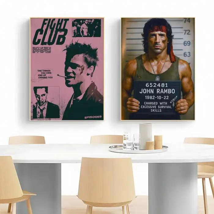 Affiche de film suspensif F-Fight C-Club