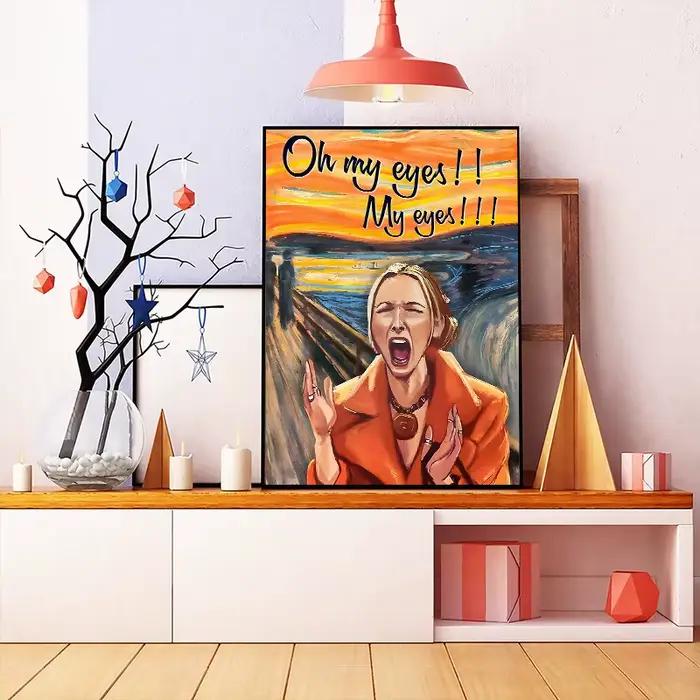 Phoebe Buffay "Oh My Eyes" drôle classique émission de télévision amis affiche toile peinture mur Art photos pour salon décor à la maison