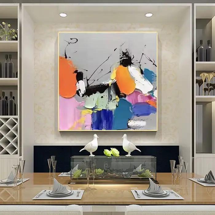 Peinture à l'huile sur toile épaisse