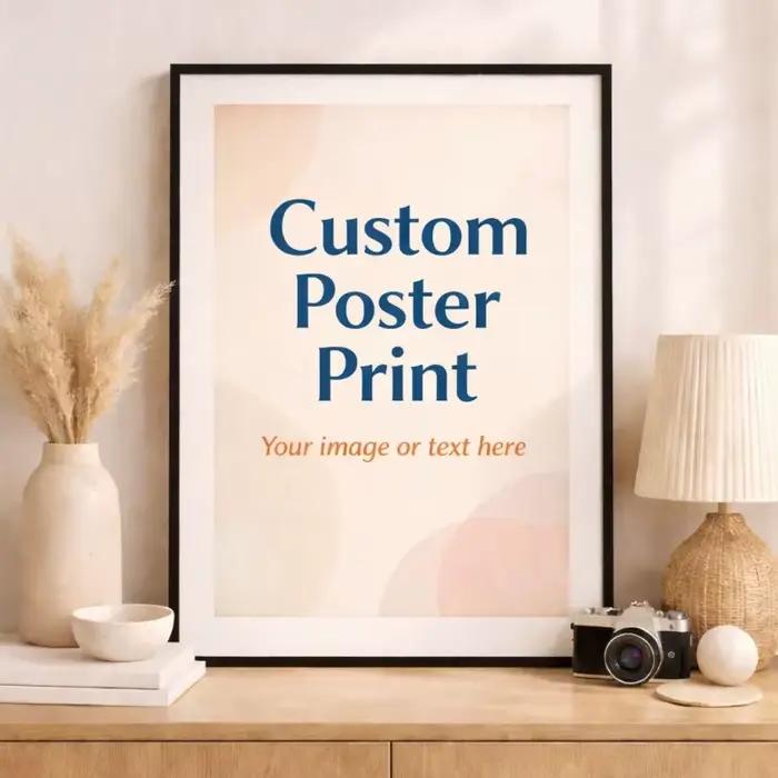 Poster sur toile personnalisé
