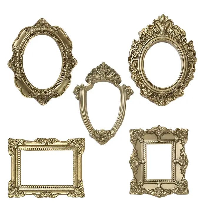 Lot de 5 mini cadres vintage