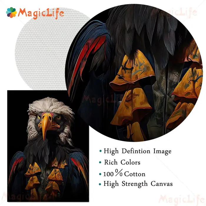 Affiches de Portrait gothique de la Renaissance d'aigle