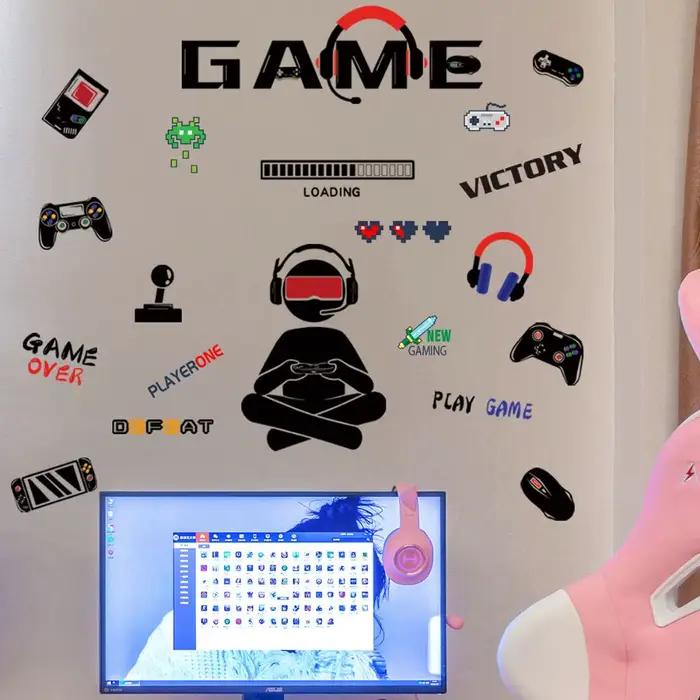 Autocollant mural en vinyle Gamer
