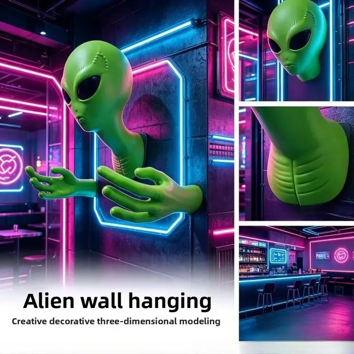 Décoration murale amusante Alien