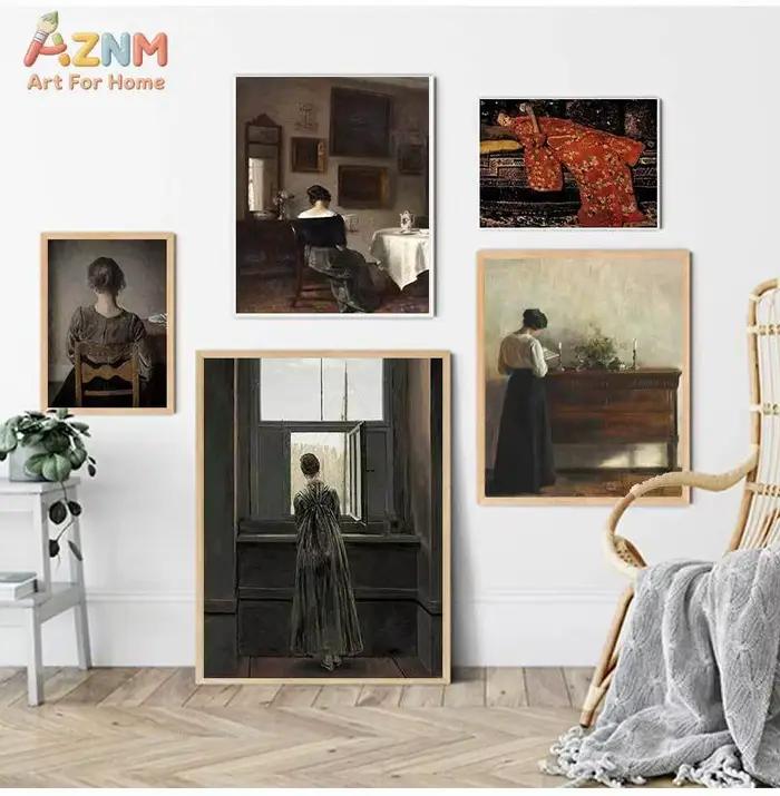 Art mural vintage scandinave