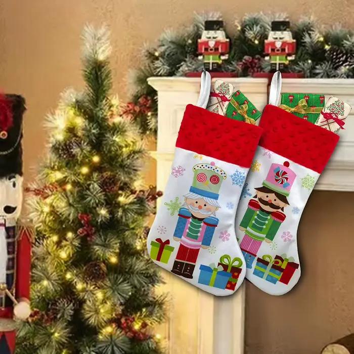 Bas de Noël casse-noisette pour enfants