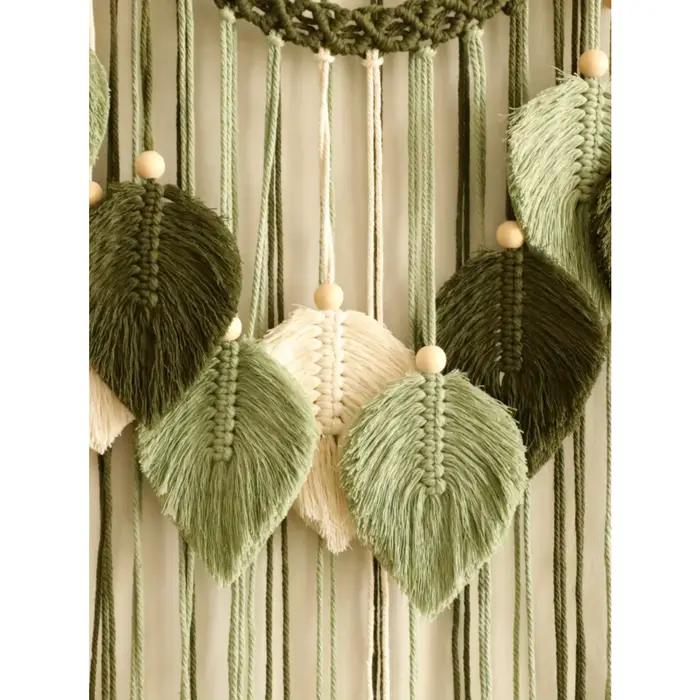 1 pièce de décoration murale en forme de feuille