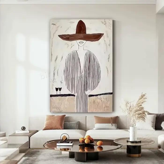Peinture à l'huile sur toile faite à la main