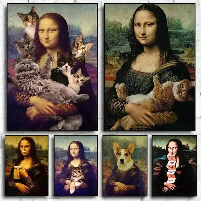 Mona Lisa – images murales amusantes